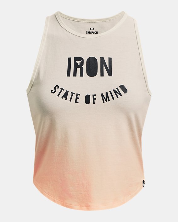 Women's Project Rock State Of Mind Tank, White, pdpMainDesktop image number 5